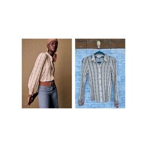 Sezane Claudio shirt in Los Angeles Flowers size 34/4